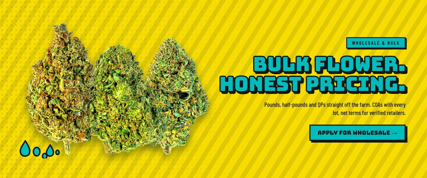 Bulk flower. Honest pricing.