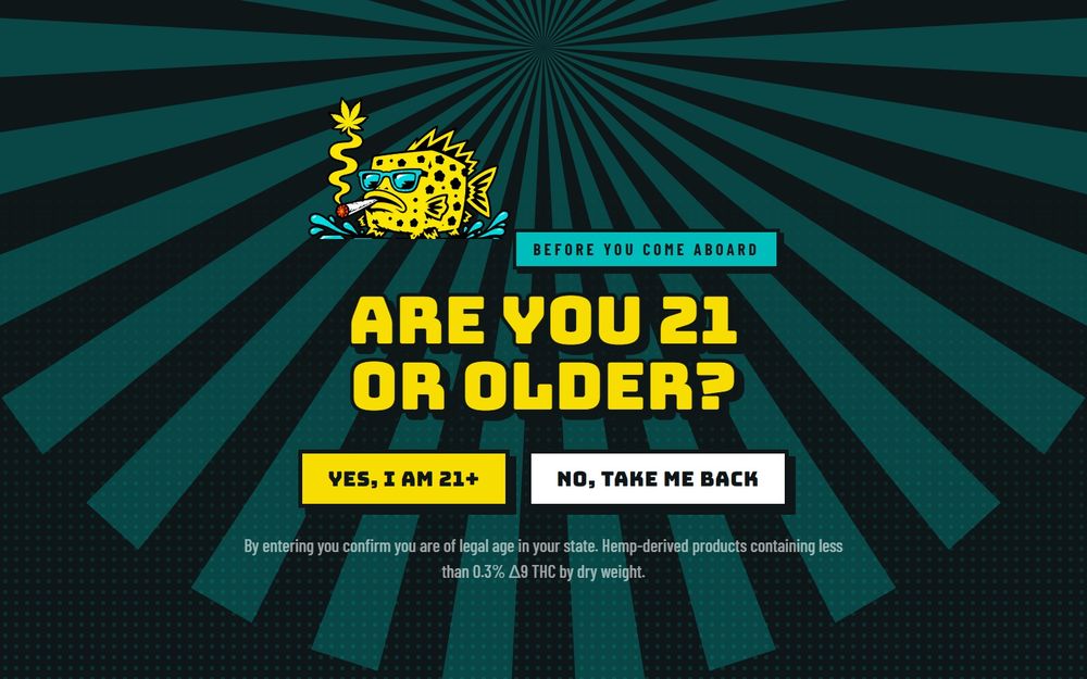 21+ age gate artwork